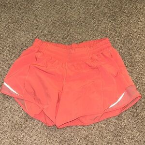 Coral LULU hot shot shorts